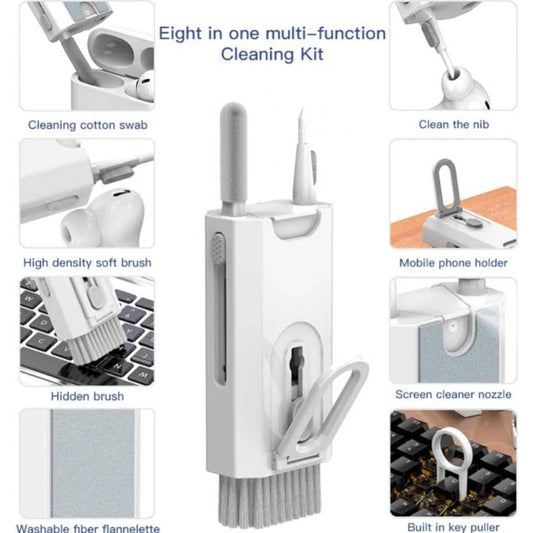 8‑in‑1 Multifunction Electronics Cleaning Kit – Keyboard, Phone, Earbuds Tool