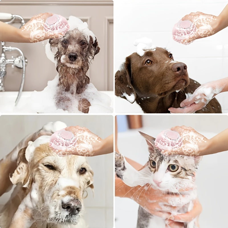 Soft Silicone Pet Brush – Random Color