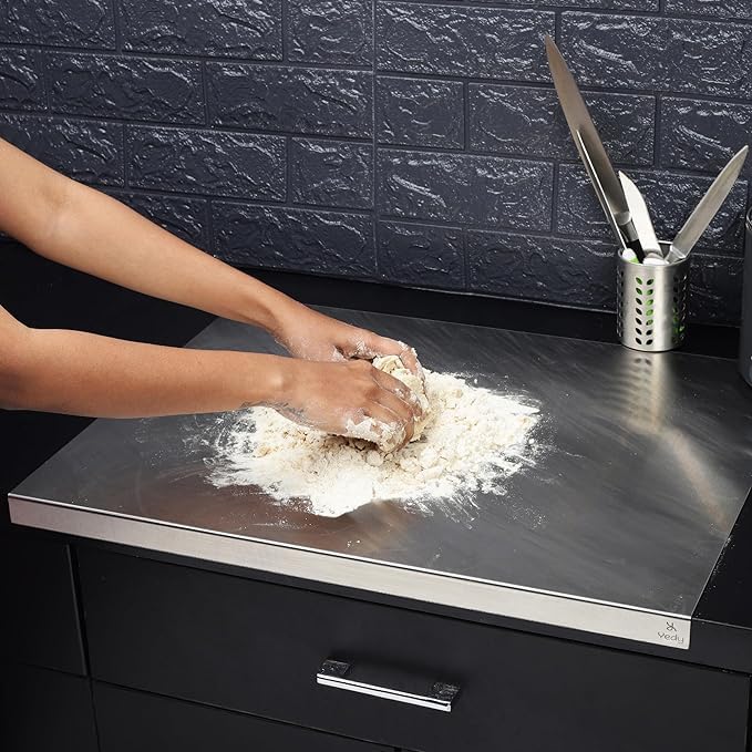 Large Stainless Steel Cutting Board – Hygienic & Rust‑Resistant Food Prep Surface