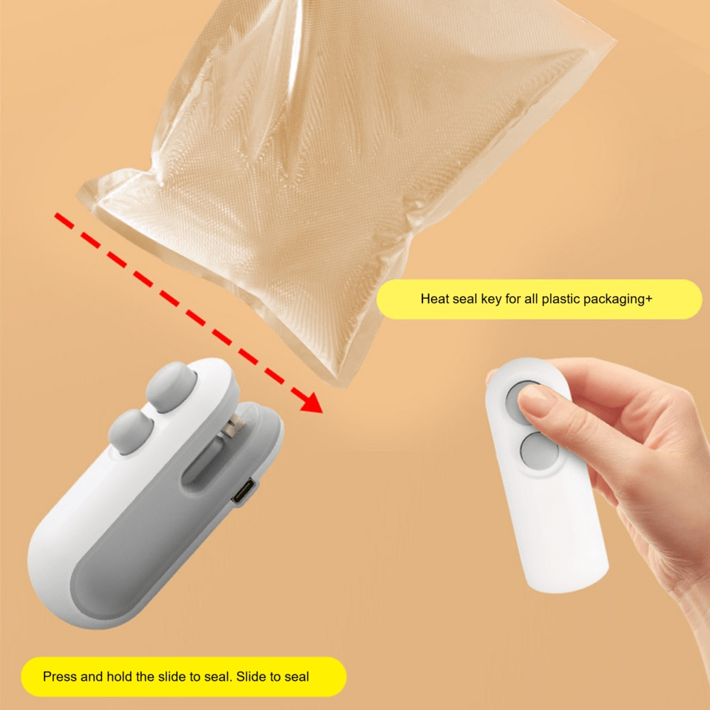 Portable Mini Heat Sealer | Food Bag Sealing Machine