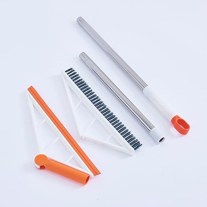 Silicone Magic Broom & Floor Squeegee – 2‑in‑1 Cleaning Tool