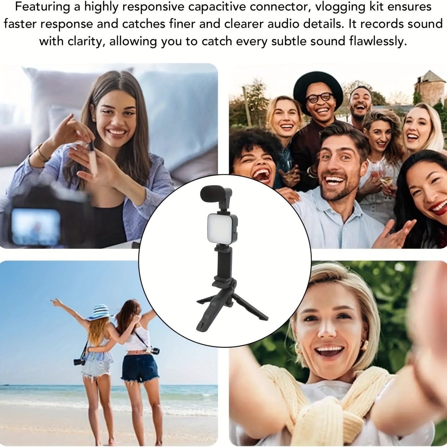 5‑in‑1 Smartphone Stabilizer: Gimbal + Selfie Stick + Tripod + Light + Remote