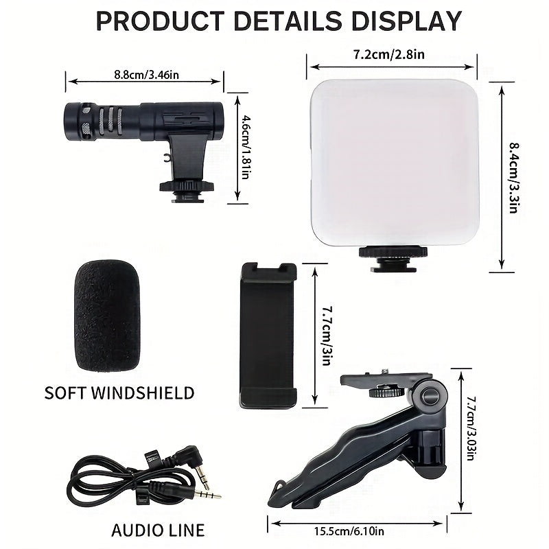 5‑in‑1 Smartphone Stabilizer: Gimbal + Selfie Stick + Tripod + Light + Remote
