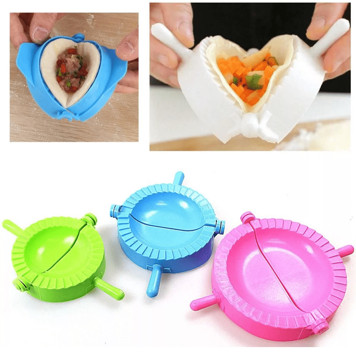 Pack of 3 Samosa Maker Dumpling Mold
