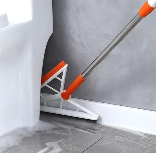 Silicone Magic Broom & Floor Squeegee – 2‑in‑1 Cleaning Tool