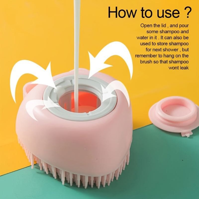 Soft Silicone Pet Brush – Random Color