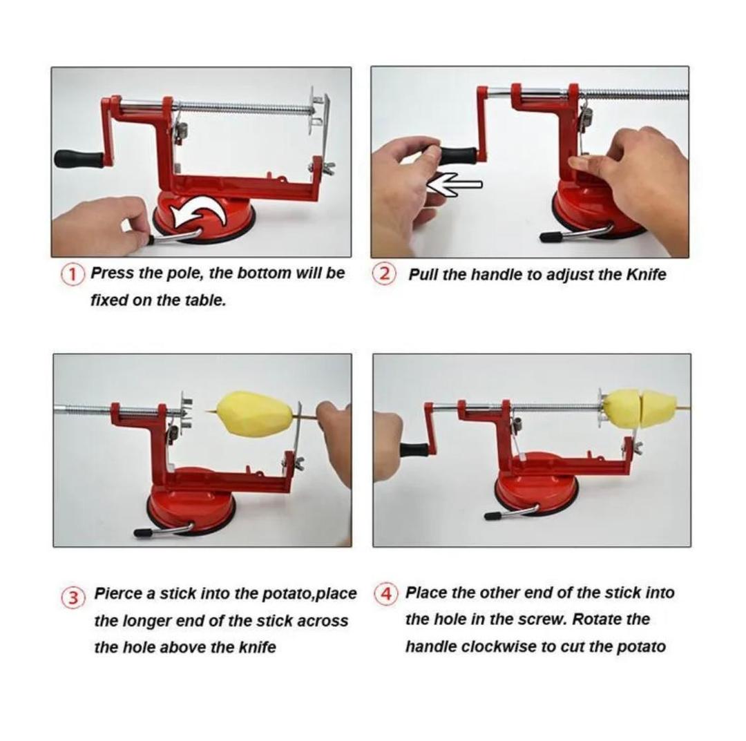 Spiral Potato Slicer – Compact & Durable