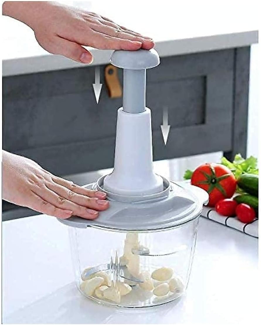 Handheld food processor ideal for kitchens without electricity

